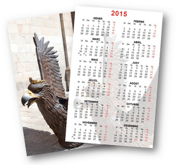 El calendari 2015 de l'Àliga de la Ciutat